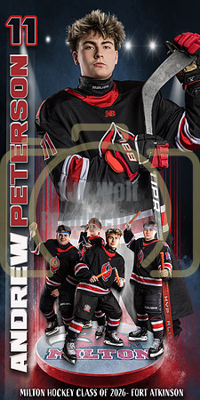Andrew Peterson Hockey Banner