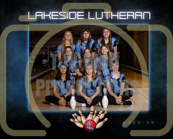 8x10 LLHS Girls Bowling Team