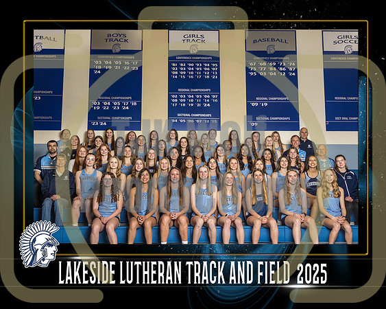 8x10 Girls Track Team 2025