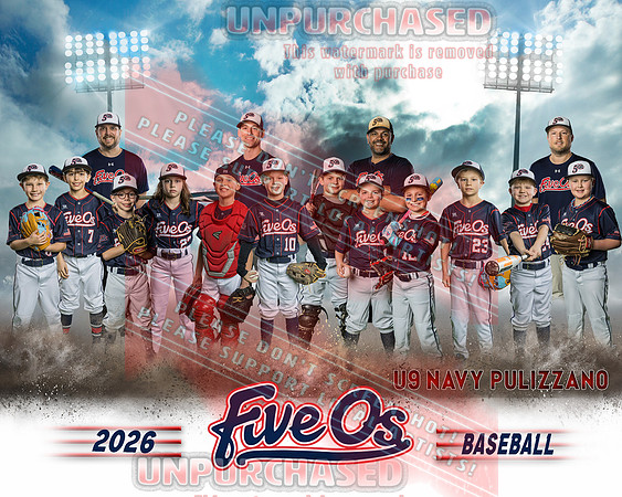 8x10 U9 Navy Pulizzano Team