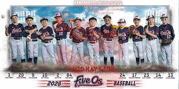 10X20 U10 NAVY FOX TEAM