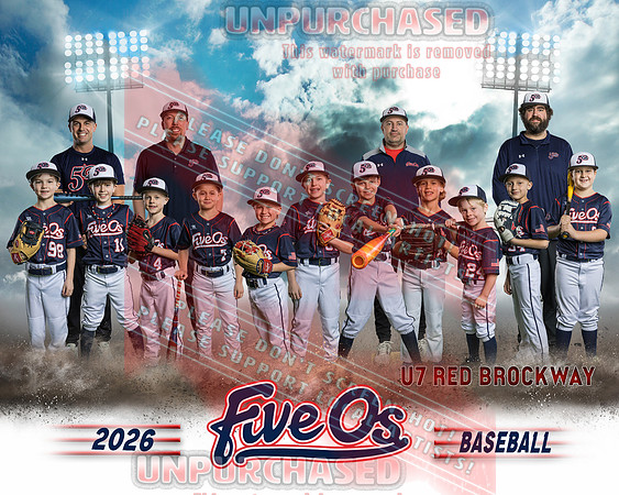 8x10 U8 Red Brockway Team