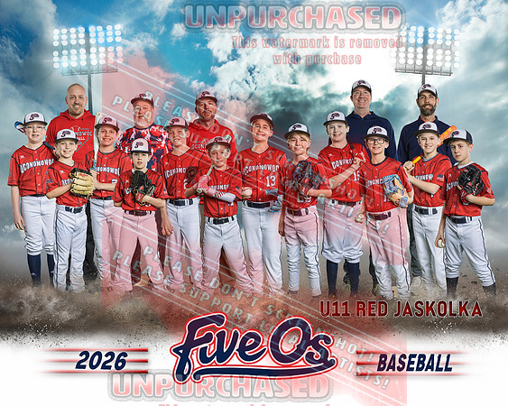 8x10 U11 Red Jaskolka Team