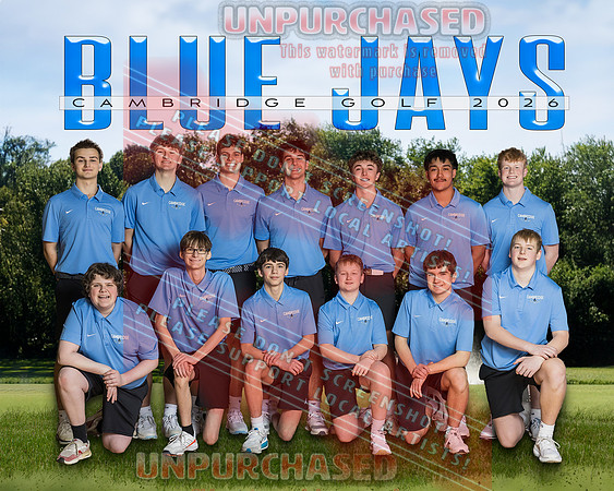 8x10 CHS Golf Team 2026