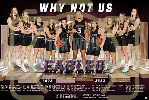 JHS GBB SCHEDULE POSTER 22-23