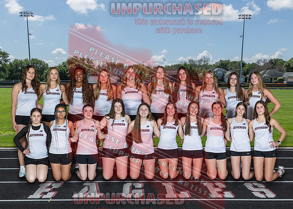 5x7 JHS Girls Track Team
