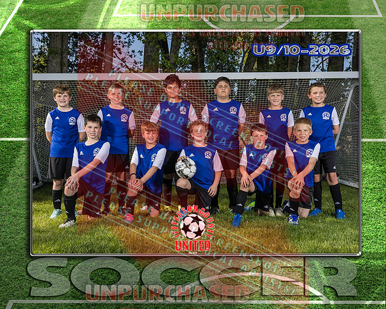 8x10 Blue Team