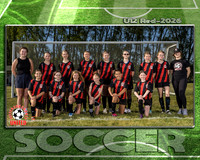 8x10 U12 Girls Red Team