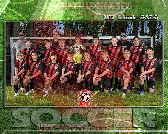 8x10 U13 Boys Black Team