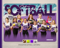 8x10 Stoughton Softball 8Upurple Team