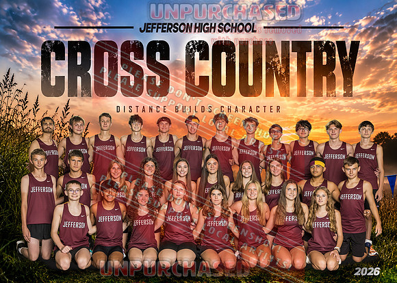 5X7 JHS CROSS COUNTRY TEAM