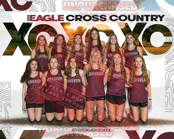 8x10 Girls Team JHS xc