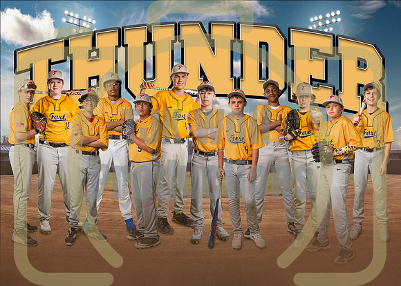 5X7 THUNDER TEAM
