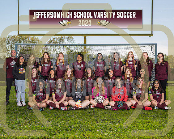 8x10 JHS VARSITY Soccer team 2023