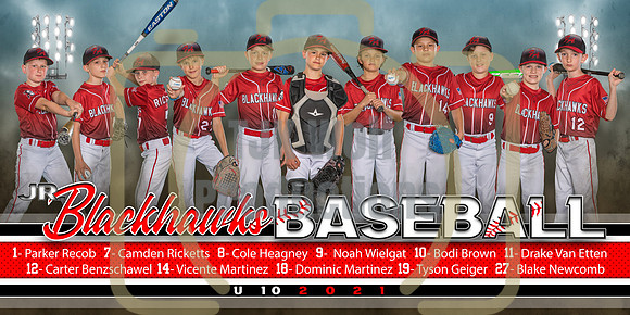 10x20 U10 Jr. Blackhawk Banner