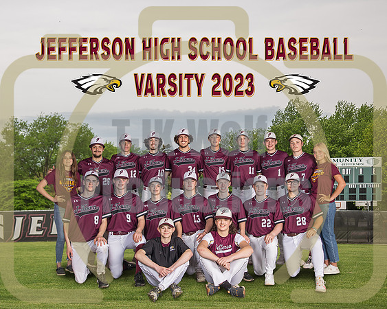 8x10 JHS Varsity Baseball Team 2023
