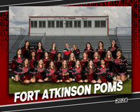 8X10 FAHS POMS TEAM