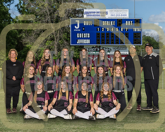 8x10 Varsity Softball Team