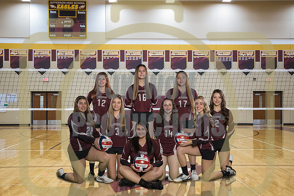 JHS JV Volleyball Team 20-21 YB