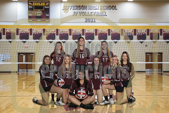 8X10 JHS JV Volleyball Team 20-21