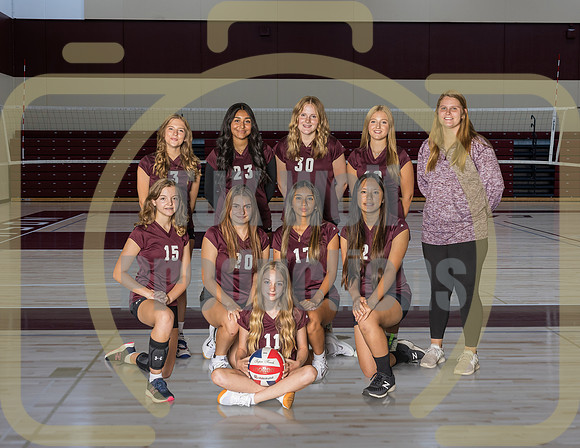 8x10 JV2 JHS VB Team