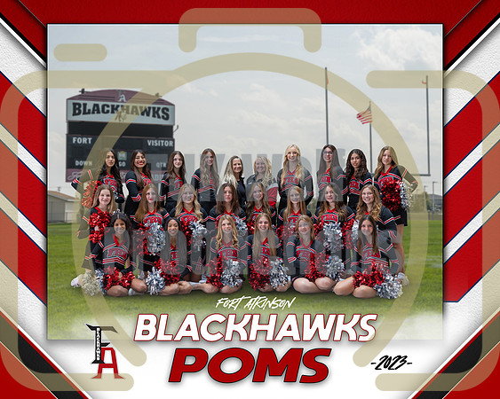 8x10 FAHS POMS Team Photo
