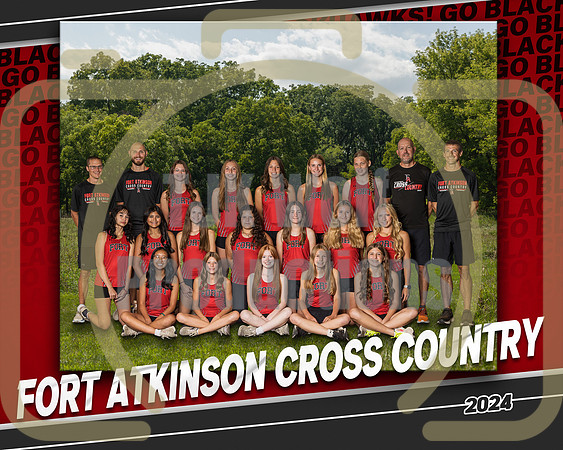 8X10 FAHS GIRLS CROSS COUNTRY TEAM 2024
