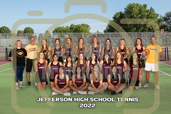 JHS Tennis Team 2022