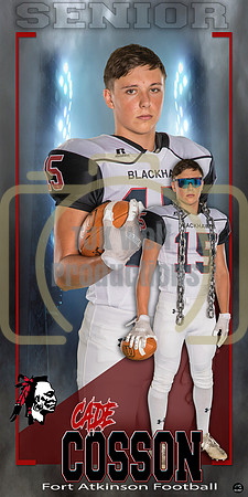 3x6 COSSON FHS Football Banner 2021