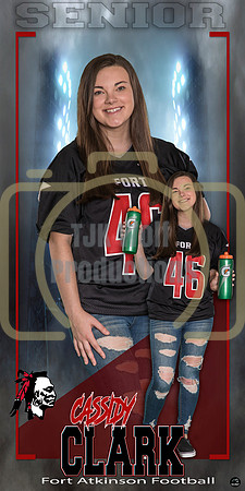 3x6 CLARK FHS Football Banner 2021