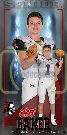3x6 BAKER FHS Football Banner 2021