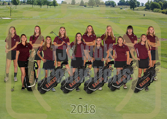 5X7 Girls Golf Team