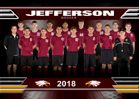 5X7 JV Jefferson Soccer Team 2018