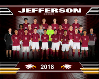 8X10 Jefferson Soccer Team 2018