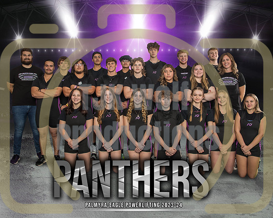 8X10 PEHS Powerlifting TEAM smile 2023-24