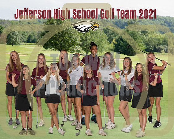 8x10 JHS Girls Golf Team 2021