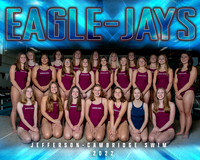 8x10 JHS Girls Swim Team 2022
