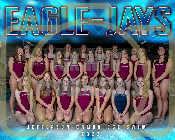 8x10 JHS Girls Swim Team 2022