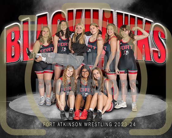 8x10 Girls Wrestling Team 2