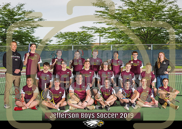5X7 Boys Tennis Team