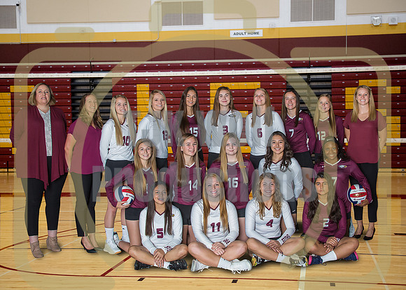 5X7 Varsity Volleyball Team