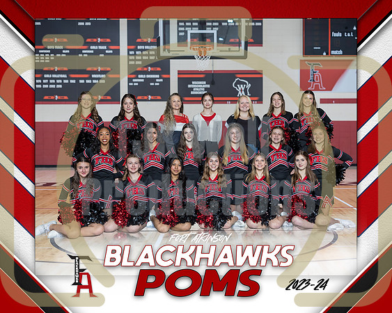 8x10 FAHS POMS Team Photo