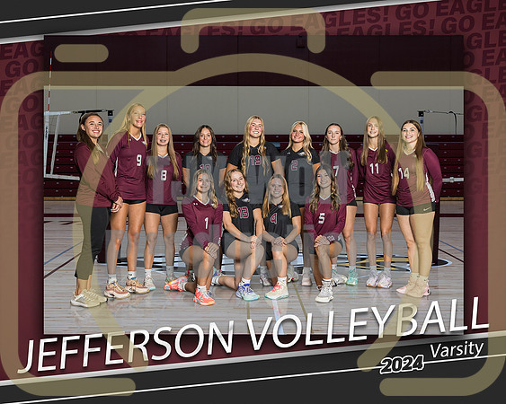 8X10 JHS Varsity Volleyball Team