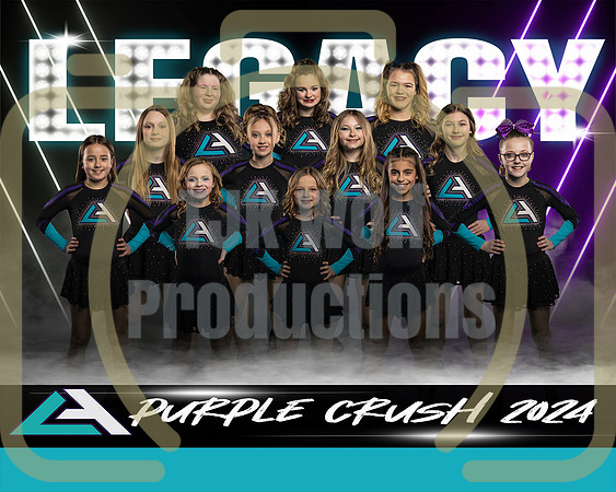 8x10  purple crush team