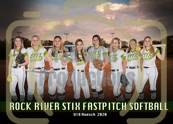 8x10 Ruesch STIX TEAM