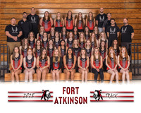8x10 Fort Girls Track Team