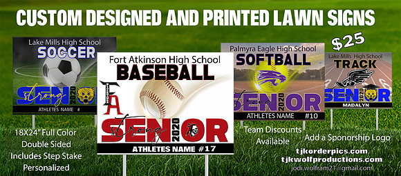 Sports Mockup Yard Signs