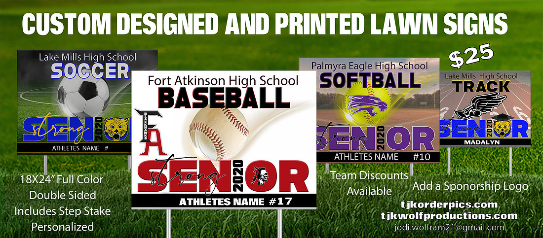 Sports Mockup Yard Signs