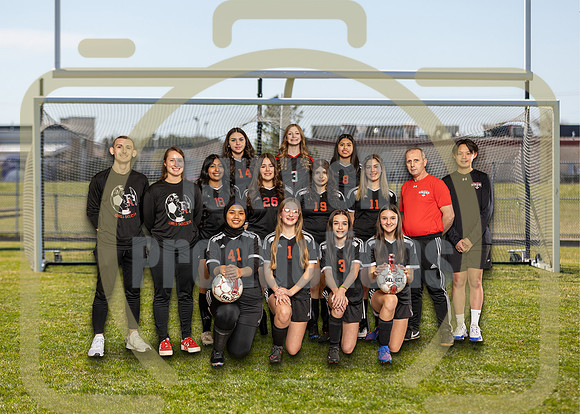 5x7 JV Soccer Team YB