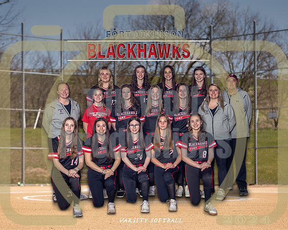 8x10 Varsity Softball Team